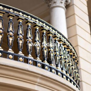 Stylish Brass Handrail Design For Contemporary Homes New Iron Grill Design