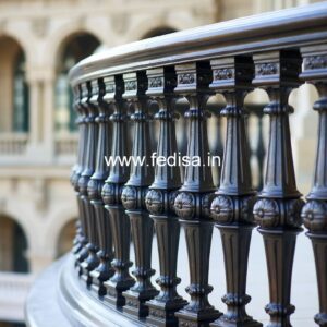 Elegant Brass Railing Design For High-end Homes Low Cost Window Grill Design