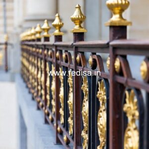 Brass Balcony Railing Design With Luxury Finish Safety Grill Design For Balcony Door