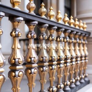 Premium Brass Railing Designs For Interior Spaces Wrought Iron Grills For Balcony