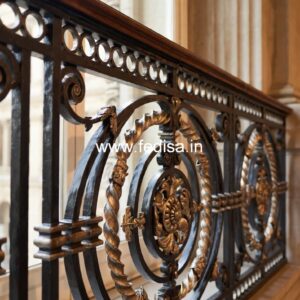 Antique Brass Railing Design For Royal Interiors Best Grill Design For House