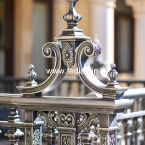 Designer Brass Balcony Railing For Homes Steel Grill Design For Home