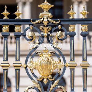 Elegant Brass Balcony Railing With Designer Look Simple House Grill Design