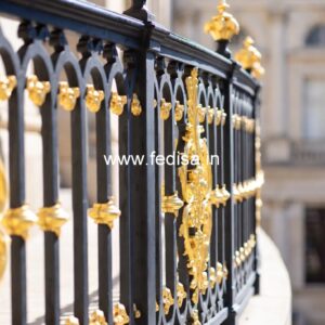 Brass Railing Design For Modern Interior Decoration Grill Gate Design Single Door
