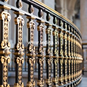 Brass Railing Design For Home Decoration Window Grill Design With Glass