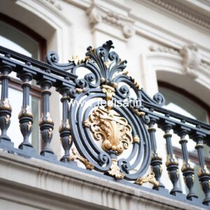 Antique Brass Staircase Railing Design Grill Net Design