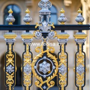 Custom Brass Balcony Railing Design Simple Safety Grill Design