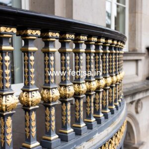 Modern Brass Railing Design For Homes Safety Balcony Grill Design
