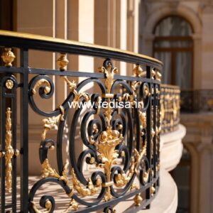 Classic Brass Balcony Railing Inspiration Different Grill Design