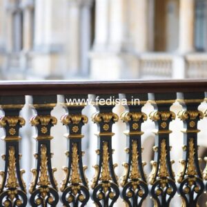 Classic Brass Railing Design For Interior Spaces Grill Design 2026 Latest