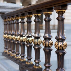 Designer Brass Stair Railing For Luxury Decor Grill Panel Design