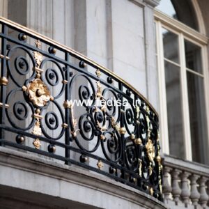 Premium Brass Staircase Railing Collection House Gallery Grill Design