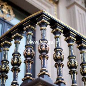 Luxury Brass Balcony Railing With Elegant Finish Balcony Ka Grill