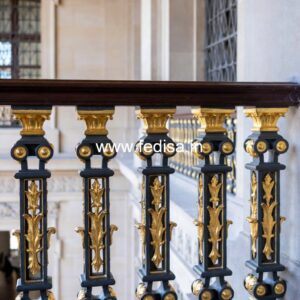 Luxury Brass Balcony Railing For Modern Architecture Unique Window Grill Design Catalog 2026