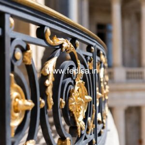 Elegant Brass Railing Design For Modern Projects Stainless Steel Safety Grill