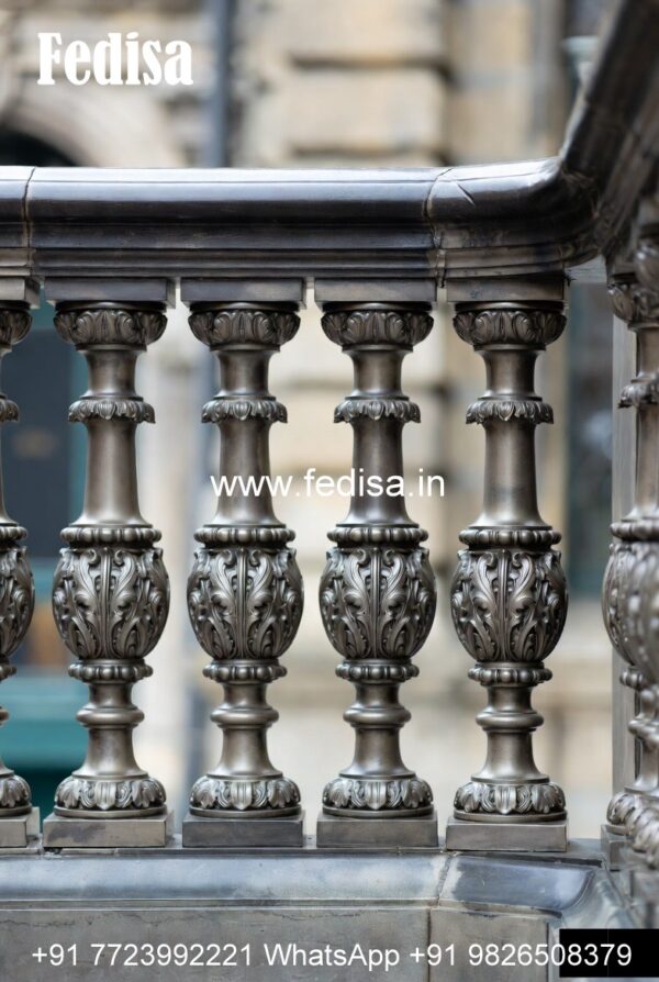 Brass Balcony Railing Design For Contemporary Interiors Living Room ...