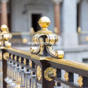 Premium Brass Railing Design For Modern Interiors Terrace Full Grill Design