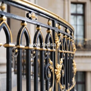 Premium Brass Stair Railing For Luxury Interiors Iron Grill Gate Design Home