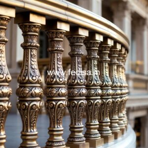 Modern Brass Railing Design For Stylish Spaces Metal Grill Gate Design