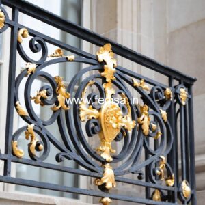 Modern Brass Stair Railing Design For Interiors Design Of Safety Door Grill