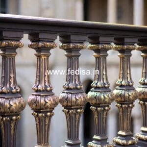 Elegant Brass Railing Design For High-end Homes Welding Grill Gate