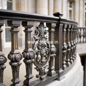 Designer Brass Balcony Railing For Premium Interiors Wrought Iron Window Designs