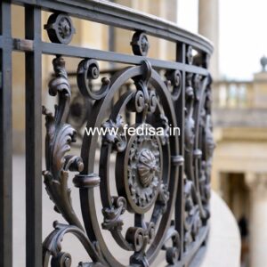 Brass Railing Design With Premium Decorative Finish Window Grill Design For Kitchen