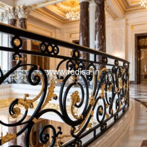 Heavy Duty Brass Railing Design For Durability Grill Window Grill