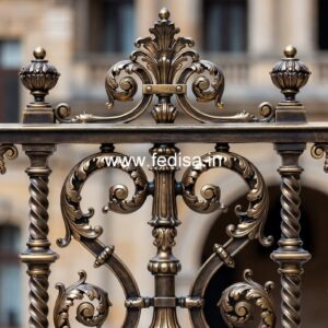 Traditional Brass Handrail Design Ideas Iron Grill Door Design Safety Door