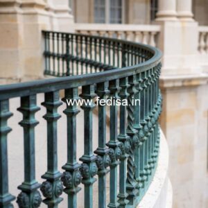 Classic Brass Staircase Design For Luxury Homes Metal Grill Window Design