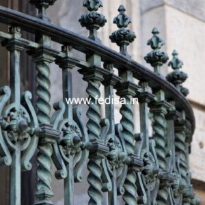 Decorative Brass Balcony Railing Design Ideas Double Grill Door Design