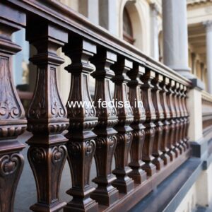Designer Brass Staircase Railing For Modern Homes Boundary Gate Grill