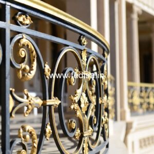 Stylish Brass Balcony Railing Design Ideas Grill Ok Design