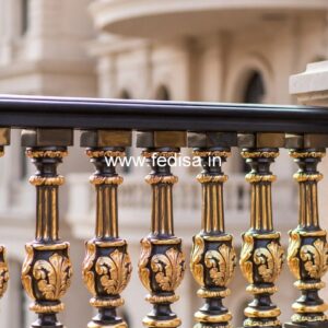 Luxury Brass Handrail Design For Interior Decor Grill Door Simple Design