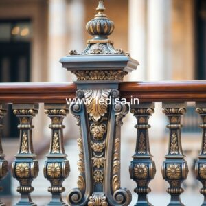 Brass Staircase Handrail With Classic Touch Jangla Ke Design