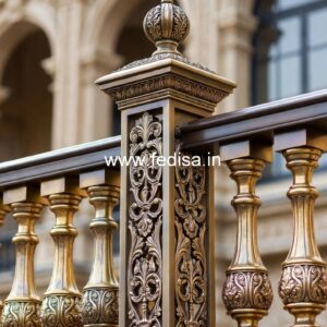 Modern Brass Handrail For Stylish Staircases Interior Window Grill Design