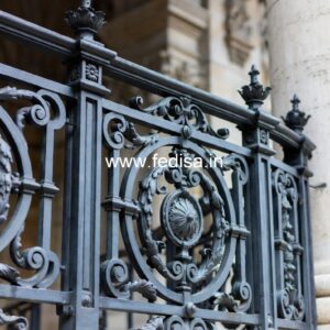 Heavy Brass Railing Design For Strong Support MS Gate Grill Design