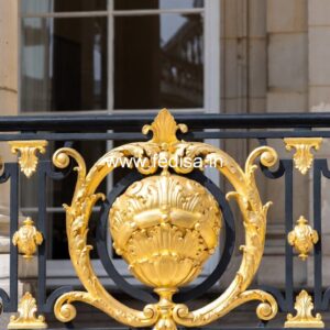 Artistic Brass Railing Design With Luxury Look Best Design For Window Grills