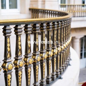 Brass Railing Design For Home Renovation Ideas Grill Design Steel Window