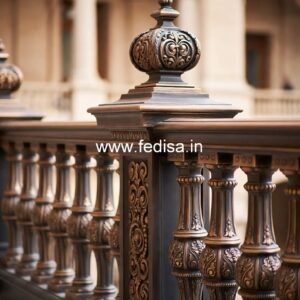 Brass Railing Design For Elegant Staircase Decor Latest Iron Window Grill Design