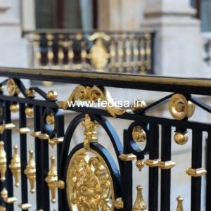 Premium Brass Balcony Railing With Fine Craftsmanship Best Design Window Grill