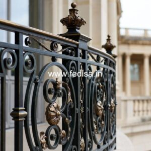 Elegant Brass Balcony Railing Design Inspiration Steel Grill Design Simple
