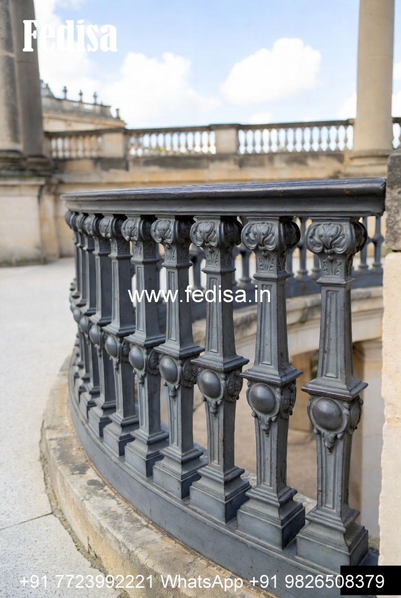 Brass Balcony Railing Design With Luxury Touch Safety Double Door Steel Grill Design
