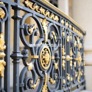 Brass Railing Design For Modern Home Interiors Lohe Wali Grill