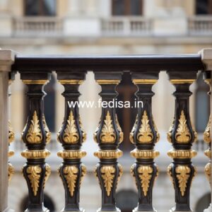 Premium Brass Handrail Design For Modern Spaces Wrought Iron Door Grills