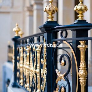 Luxury Brass Balcony Railing With Designer Finish Designer Balcony Grill