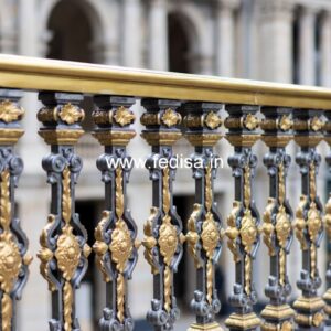 Custom Brass Railing Design For Premium Interiors Grill Design For Arch Window
