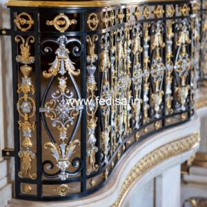 Elegant Brass Railing Design For Modern Projects Steel Window Grill New Design