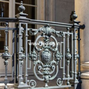 Luxury Brass Railing Design For Modern Villas Boundary Steel Grill Design