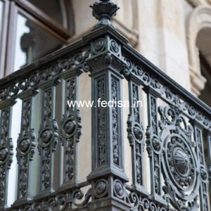 Elegant Brass Handrail For Luxury Staircases Window Design Grill Modern